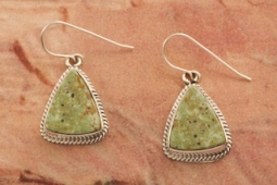 Rare Dry Creek Turquoise Sterling Silver Earrings